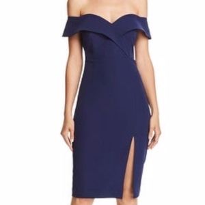 Bardot Bella Midi Dress- BLACK